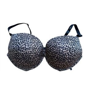 victoria secret 26316538 push up animal print new with tags 38DDD